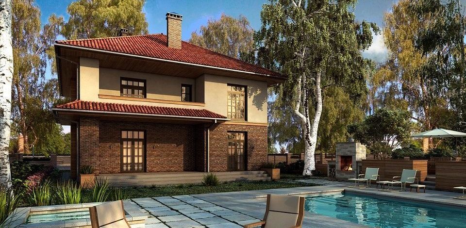 Коттедж 390 М² — проект здания