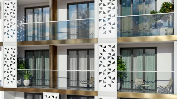 Проект комплекса апартаментов в стиле soft minimalism — проект здания