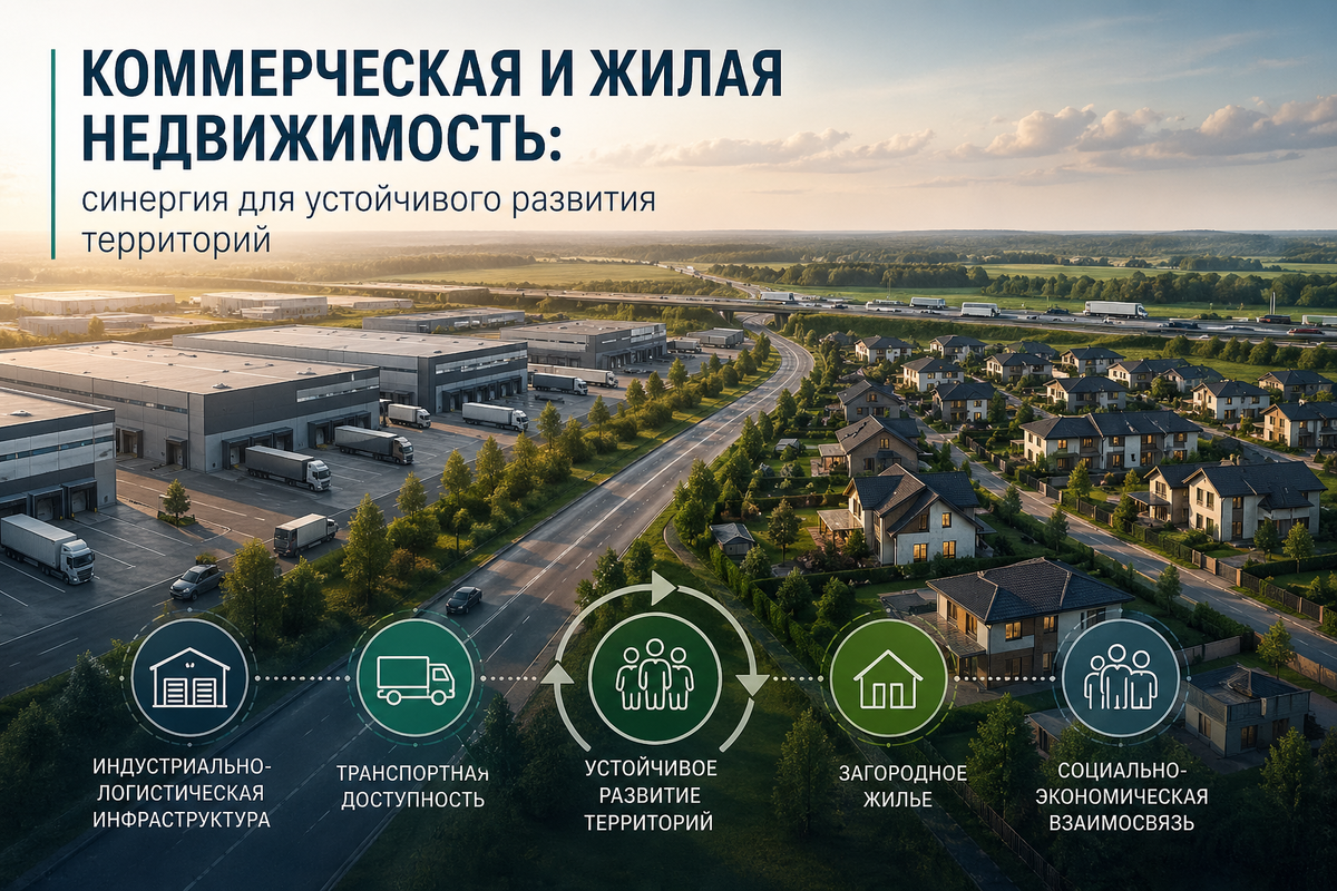 Как коммерческая недвижимость формирует спрос на жилье