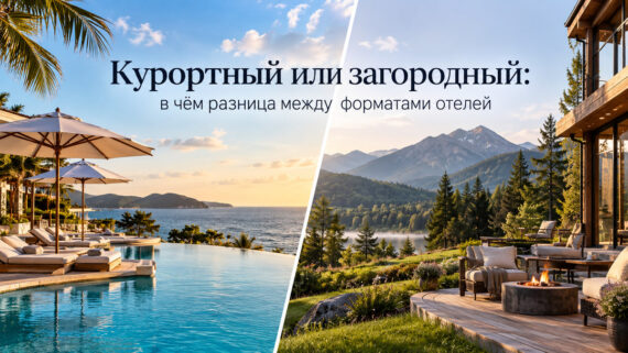 Отличия между курортными и загородными отелями