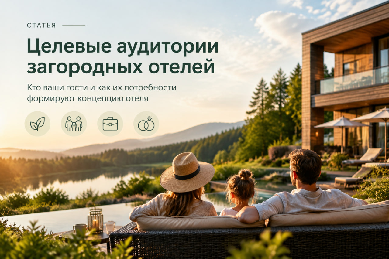 Целевые аудитории загородных отелей