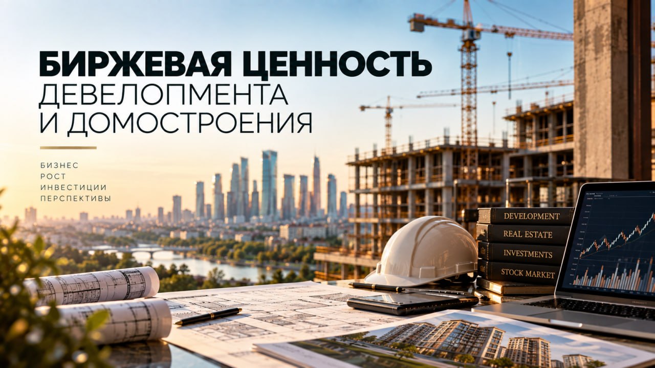 БИРЖЕВАЯ ЦЕННОСТЬ ДЕВЕЛОПМЕНТА И ДОМОСТРОЕНИЯ